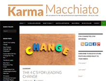 Tablet Screenshot of karmamacchiato.com